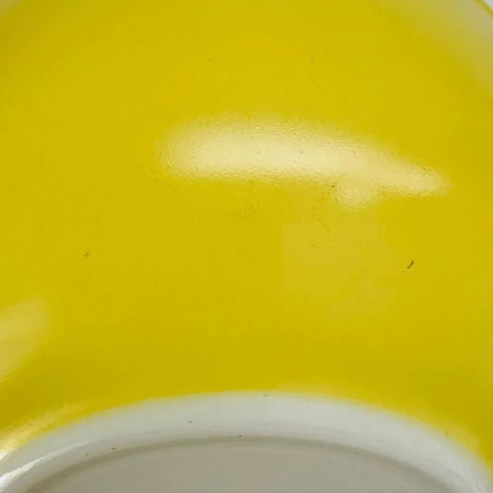 PYREX Primary Colors Yellow 404 Mixing Bowl 4 Qt